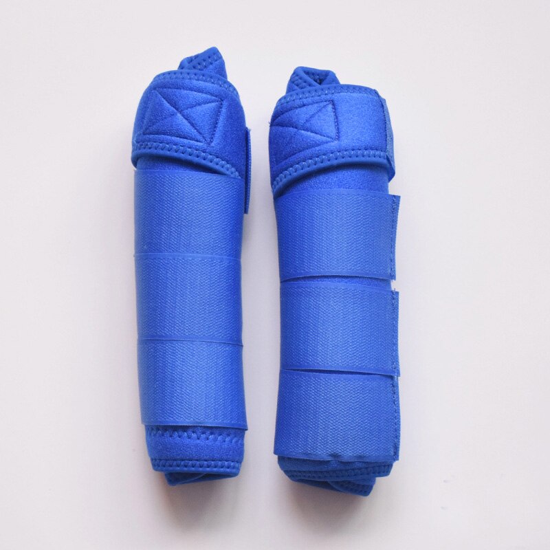 1Pair Newest Horse Riding Harness Leg Protector Equestrian Horse Care Legging Brace Riding Equitation Cheval Parden sport: Blue
