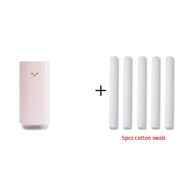 Liten luftfuktare ultraljudsdimma ångdimma tillverkare eterisk olja usb aromdiffusor för hushålls sovrum bil rosa vit: Redle