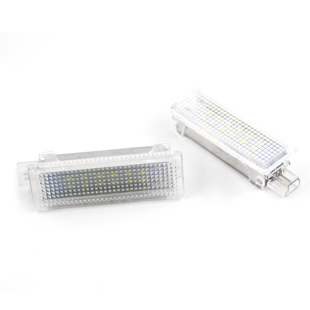 Lumière intérieure de courtoisie LED pour coffre de pied de voiture, 2 pièces, pour BMW E60 E92 E93 E81 E87 E88 F01 F02 F10 F20 E60 1 3 5 6 7 X Series