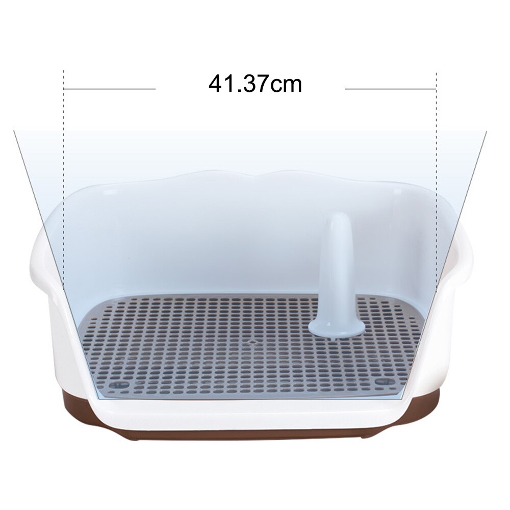 Orinal portátil de celosía para perros de compañía, cajas de arena para gatos, bandeja de arena para cachorros, inodoro de entrenamiento, suministro de limpieza para mascotas