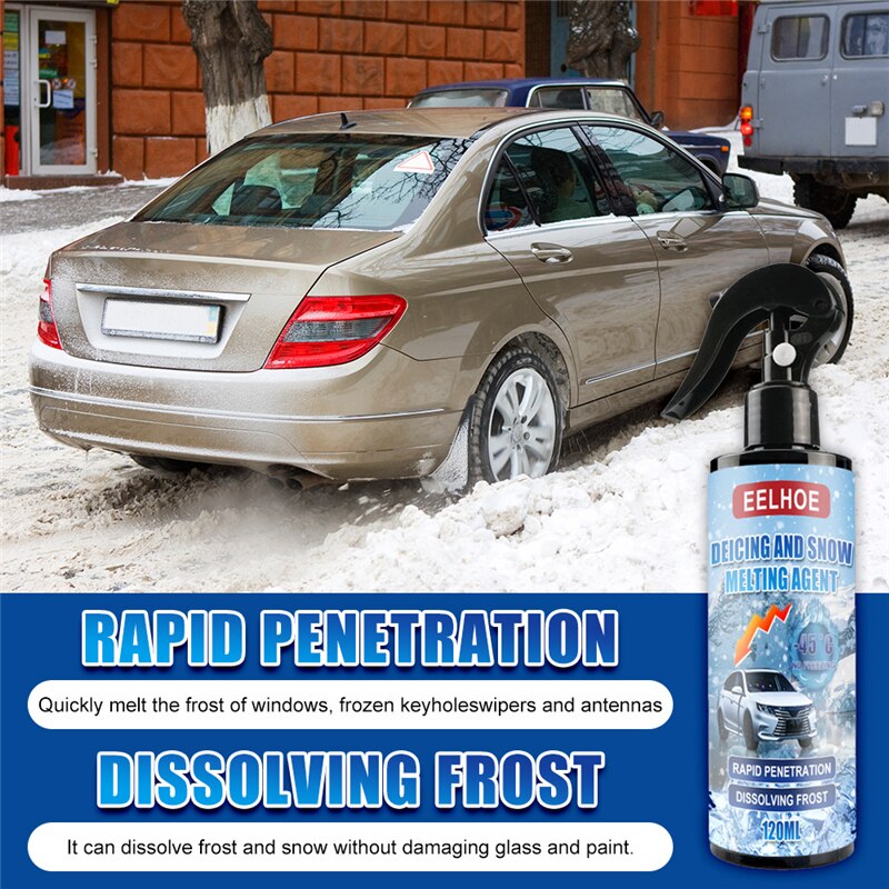 Car De-icing Agent Winter Window Melting Snow Deicing Spray Anti-ice Accessories Maintenance Cleaning Car Fire Extinguishing