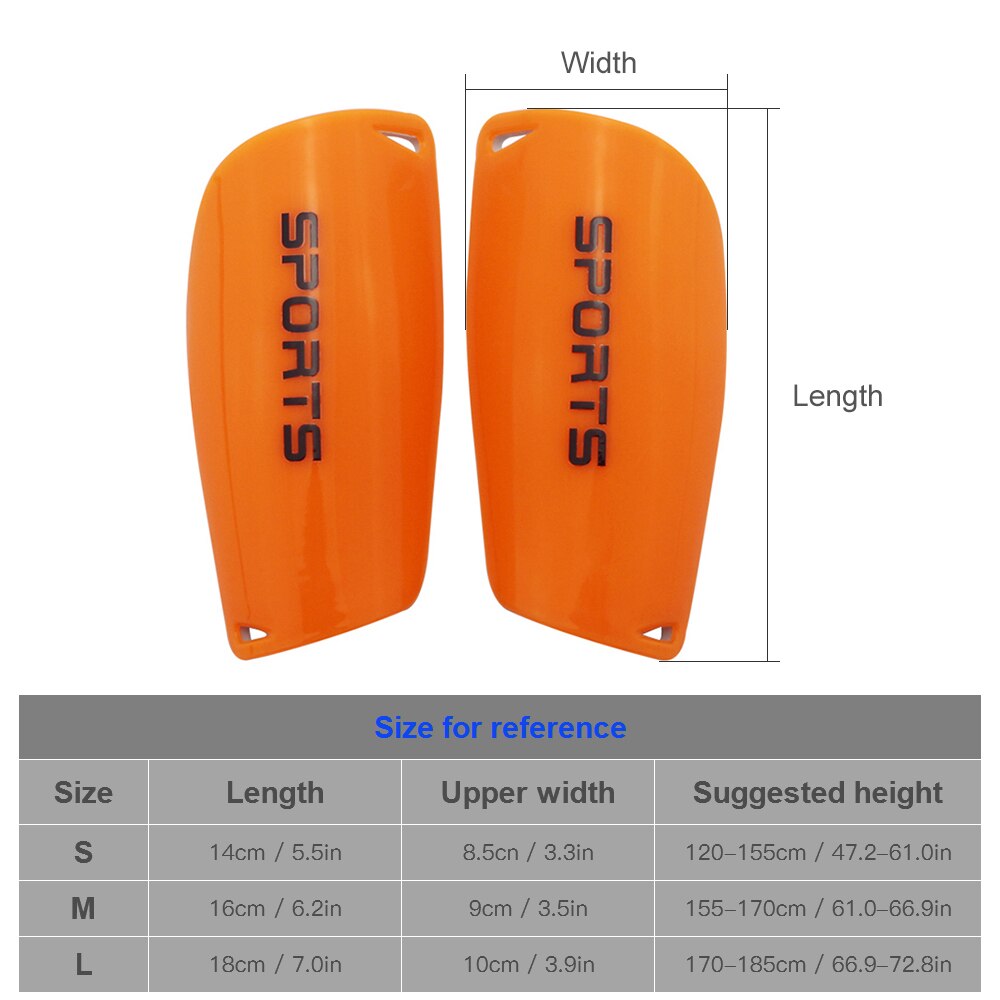 2 PCS Soccer Shin Guards Football Shin Protective Board PP + EVA Soccer Training Calf Protector Football Leg Pad