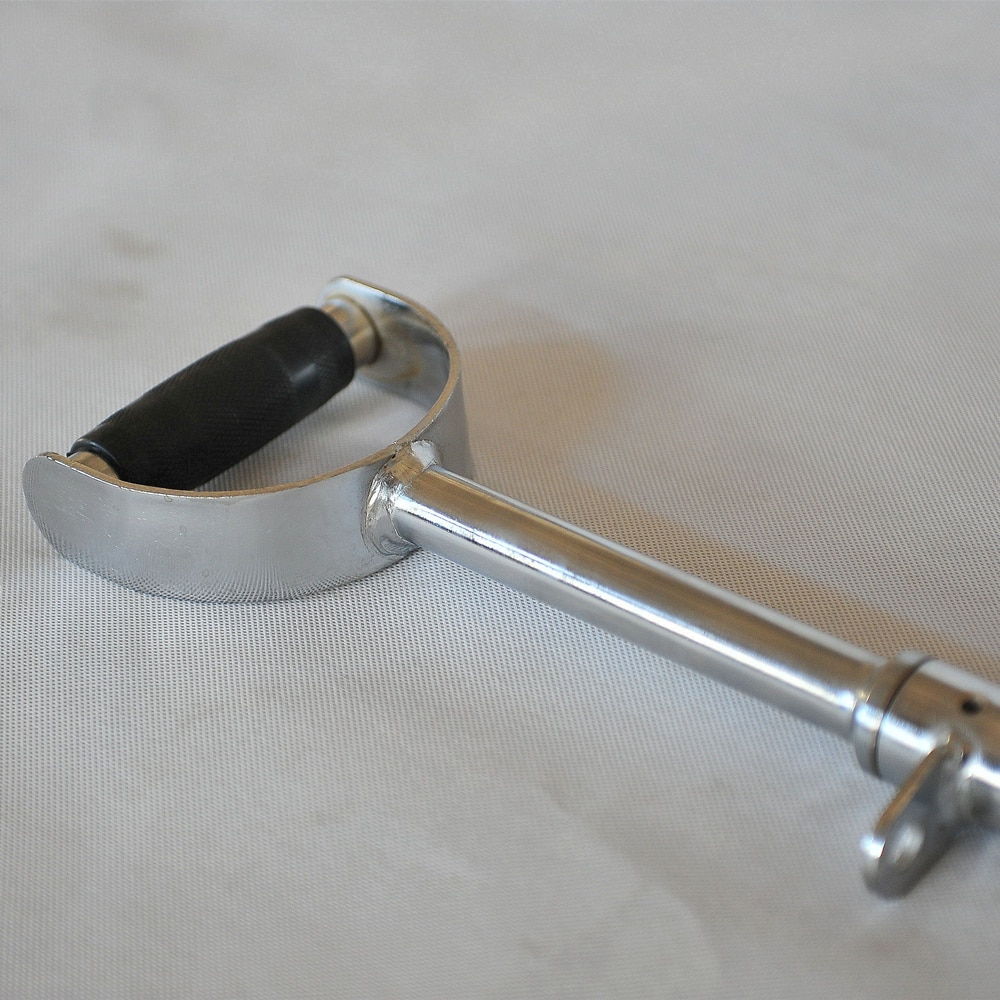 Pully Cable Machine Accessory Rowing Pull Down Bar Triceps Rubber Handle Back Muscle Training Grips Attachments F1086