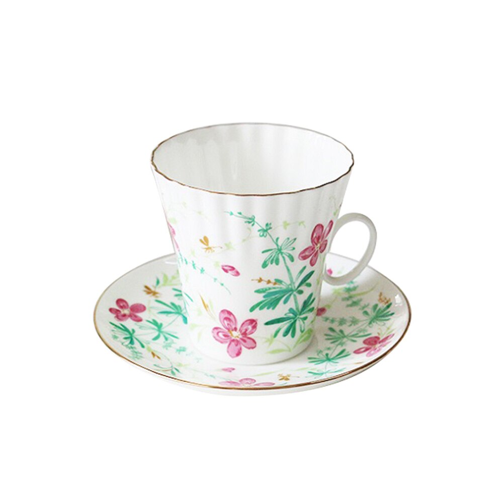 Bone china Coffee Cups Set Ceramic Tea cups Set Porcelain Tea Mugs