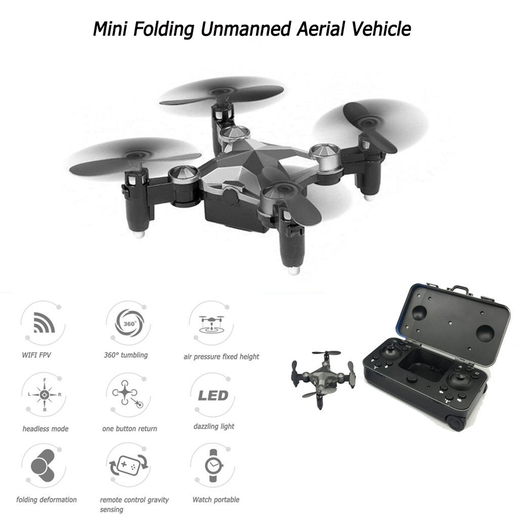 Mini Folding Unmanned Aerial Vehicle Pocket Drone ... – Grandado