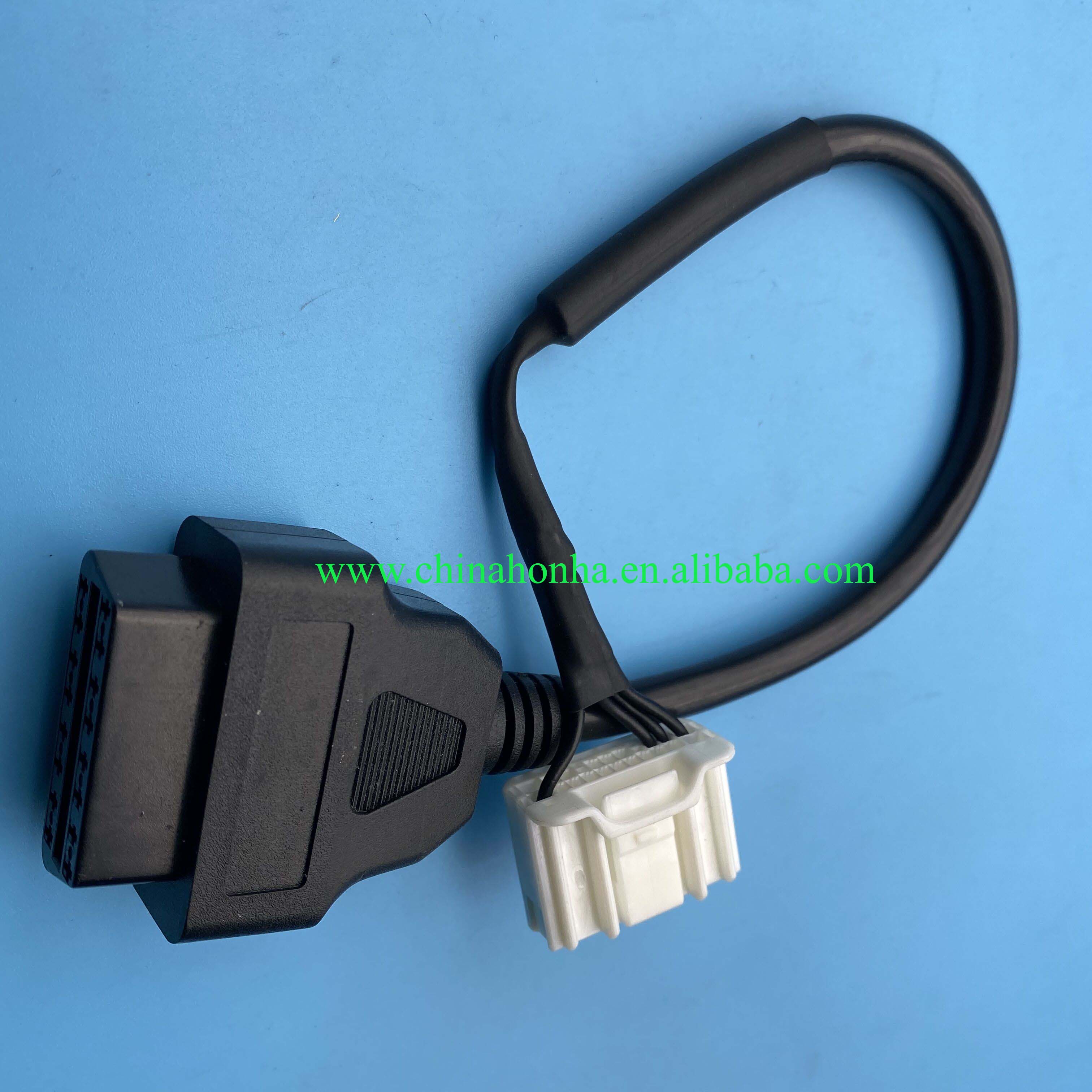 12 pin 20 pin 26 pin male female connector OBD II diagnostic harness electronic cable for energy vehicle Tesla: 1pcs  20pin