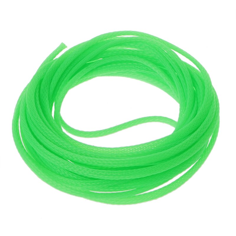5M 4 Mm Uitbreidbaar Tight Gevlochten Pet Sleeving Kabel Wrap Schede Draad Mouw Elektrische Apparatuur