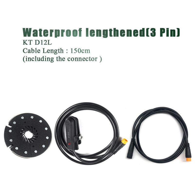 Kt  d12l pas sensor 12 magnetiske ebike deler tilbehør elektrisk sykkel pedal assistent sensor for elektrisk sykkel konverteringssett: Wp-utvidelse  d12l