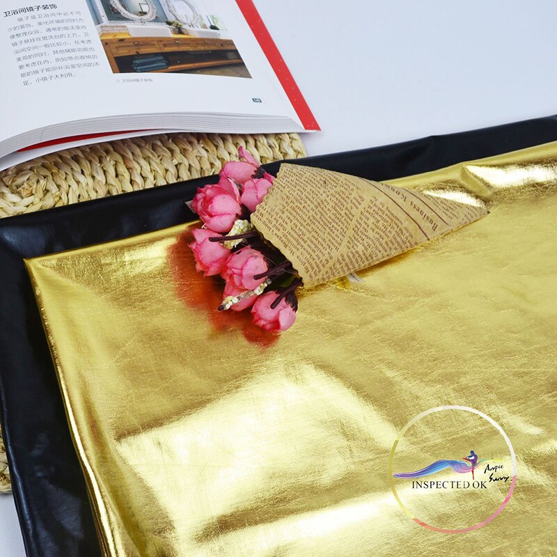 Thicker stage fabric gold foil cloth wedding dance stage dedicated diy cosplay garment fabric metallic
