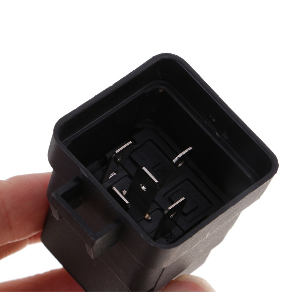 2 Set of Mounting Automotive Motorcycle Boat Relay Base Holder 5 Pin 40A 12V Waterproof Auto Replacement Part 40mm*40mm
