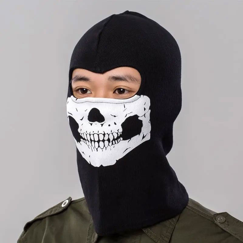 Bivakmuts Duty Mask Anti-UV Ghost Skull Volgelaatsmasker Mutsen Skeleton Ski Bike Motorcycle Winddicht Cosplay Masker
