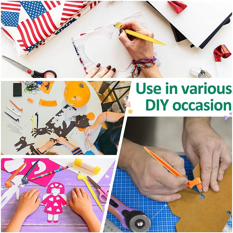 1Pc Handwerk Schneiden Werkzeuge 3Pcs 360-Grad Rotierenden Carbon Stahl Ersatz Klinge Schneiden Matte DIY Papier Handwerk scrapbooking Versorgung