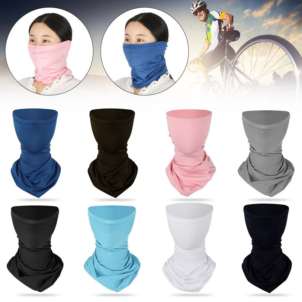 Foulard magique respirant, masque facial fin, cache-cou, bandana, cagoule de sport, cyclisme, demi-foulards