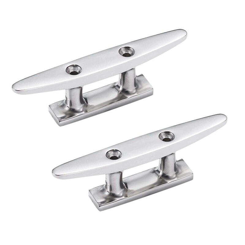 Boat Cleat Open Base Boat Cleat, Dock Cleat All 316 Stainless Steel Boat Mooring Accessories, Include Installation Accessories S