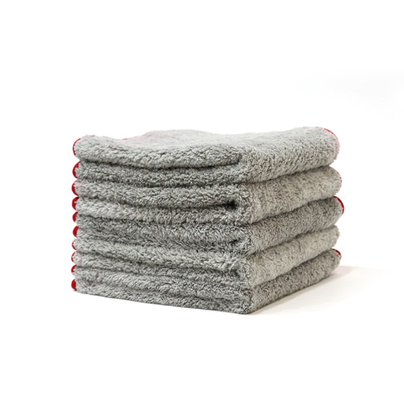 AUTO tigre de lana de Coral toalla para limpieza de coche detallado de coches secado Toalla de microfibra de tela lavadora automática toallas: Gray 40x40 cm