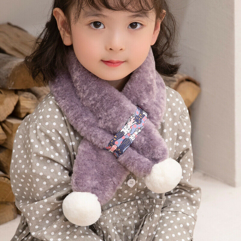 Children Kids Boy Girl Scarf Warm Winter Soft Shawl Scarves Neckerchief Wraps: A