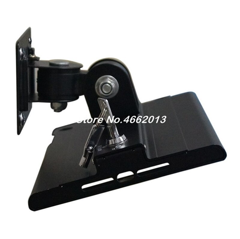 for mini iPad wall security mounting with anti-theft enclosue lock mount bracket display on hotel shop restaurant store school