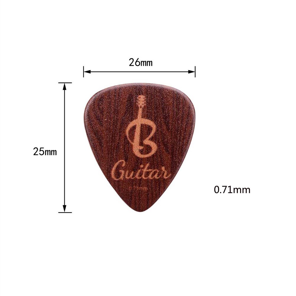 Púas de guitarra eléctrica , 5 piezas, 0,71/0,96mm
