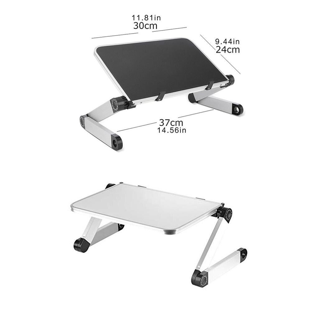 Adjustable Laptop Stand Ergonomic Portable Laptop Table For Bed Tray PC Table Aluminum Stand Notebook Table Desk Stand
