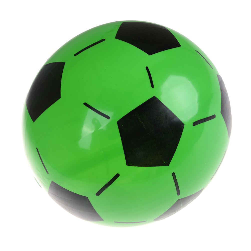 1PC Inflatable PVC Football Soccer Ball Kids Children Beach Pool Sports Ball Toy: Red