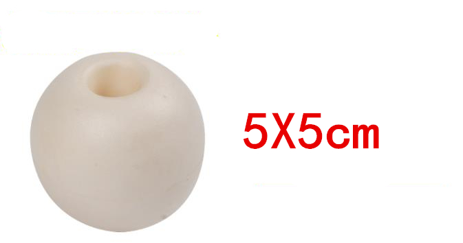 Finefish 20 pcs/lot boule flottante pour filet de pêche Cage tirer filet eau PVC boule flottante mousse flotteur tirer filet accessoires de pêche: Marron