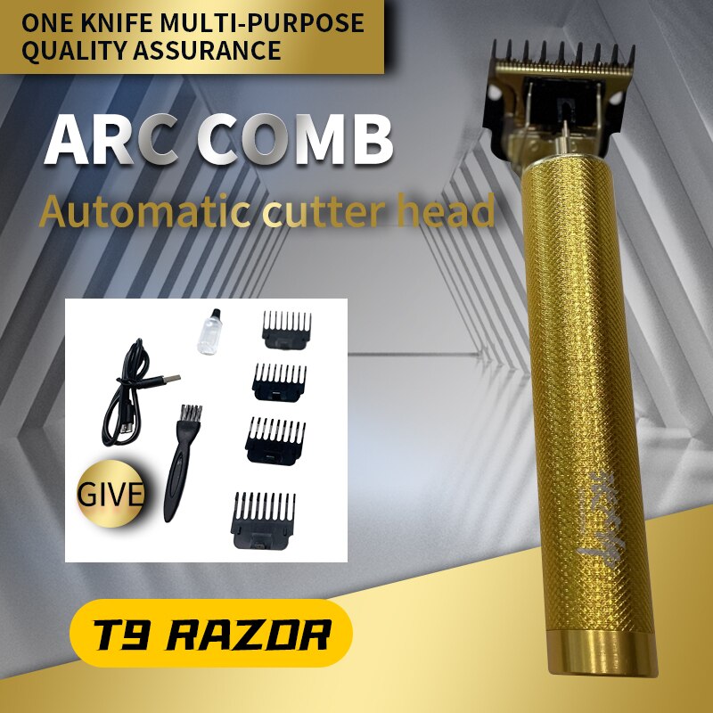 Tondeuse à cheveux pour hommes, rasoir à 0mm, barbier , Machine Rechargeable pour couper la barbe