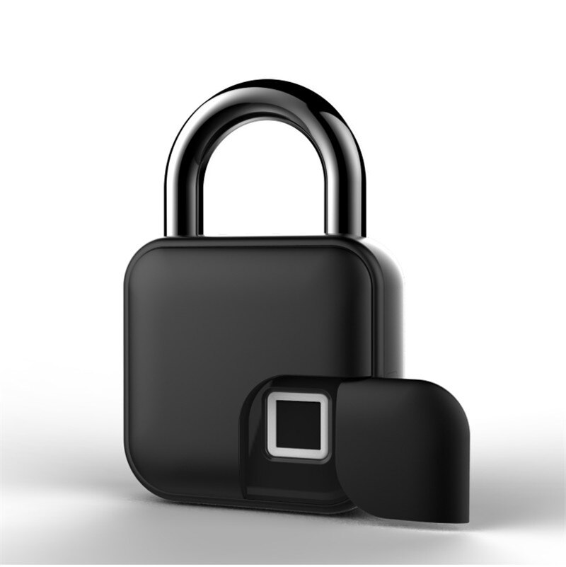 Fingerprint Padlock Smart Padlock Small Lock Fingerprint Cabinet Lock Cabinet Lock Dormitory Anti-theft Lock Factory Outlet