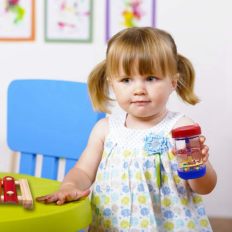 Instrumentos musicales para niños, 15 tipos 23 Uds xilófonos de juguete de percusión de madera para niños y niñas educación preescolar con respaldo de almacenamiento