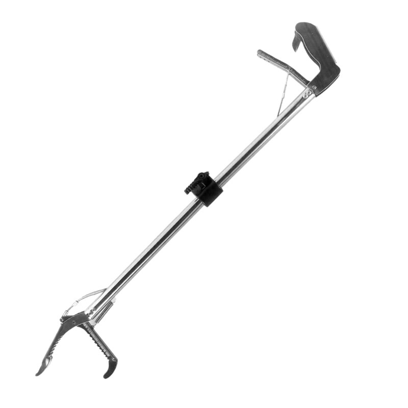 DERCLIVE Slangtang 1.5 Meter Reptiel Grabber Catcher Rvs Getande Brede Kaak Slang Reptiel Catcher Vouwen Ontwerp0 slang grabber gekartelde brede kaak slang catcher reptiel grabber vangen