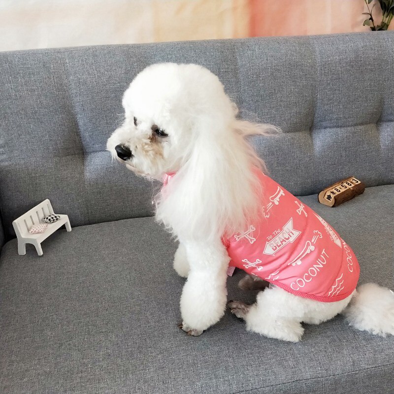 Mascota Otoño Invierno ropa perro Casual hueso impreso algodón chaleco cachorro cálido abajo Parkas monos para perro pequeño y mediano