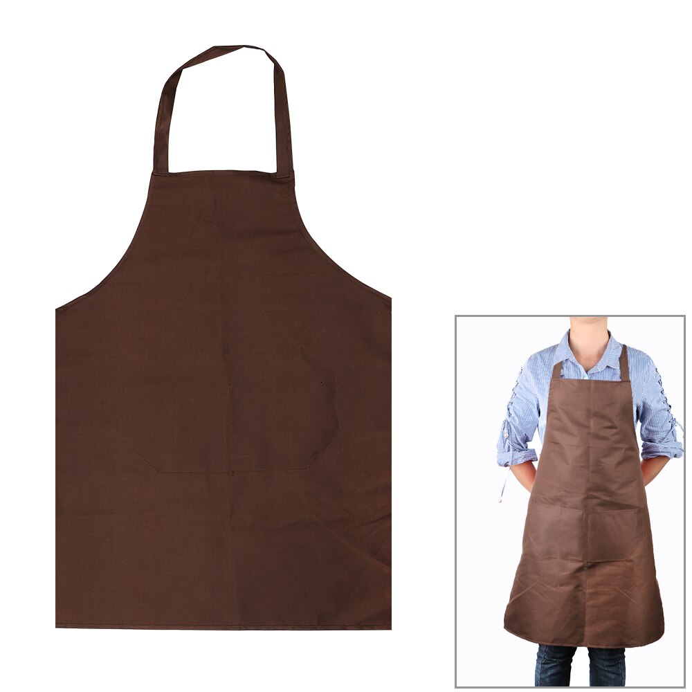 HILIFE Keukenschort Household Cleaning Tools Koken Accessoires Voor Thuis Restaurant Pure Kleur Overgooier Bakken Jurk: Coffee