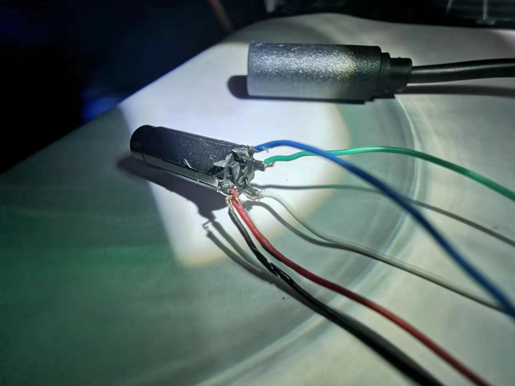 mikro USB robić 3.5mm Jacek słuchawki kabel robić słuchawek gniazdo adaptera 3.5mm kabel audio czarny 10cm HY1318