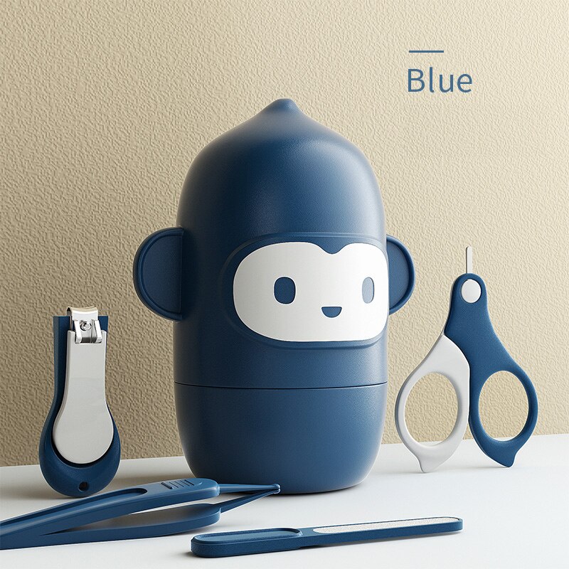 Juego de cortaúñas de dedo para bebé, de seguridad infantil cortauñas, tijeras, Lima, Kit de pedicura para recién nacido, cuidado especial de cortaúñas antipellizco: 1
