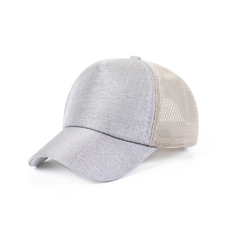 Summer Mesh Baby Baseball Cap Spring Baby Girls Hats Cute Glitter Sequin Kids Cap Cotton Hat Girls Sun Hats for Children: gray