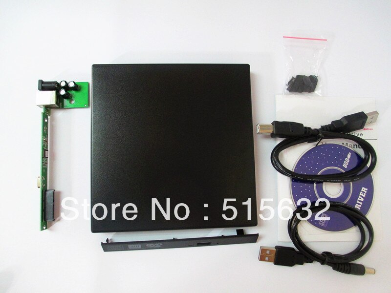 DVD + RW CD + RW Brander DVD Writer Model TS-L633 + SATA CD DVD Combo Drive Case Behuizing SCHRIJVER DRIVE VOOR PC