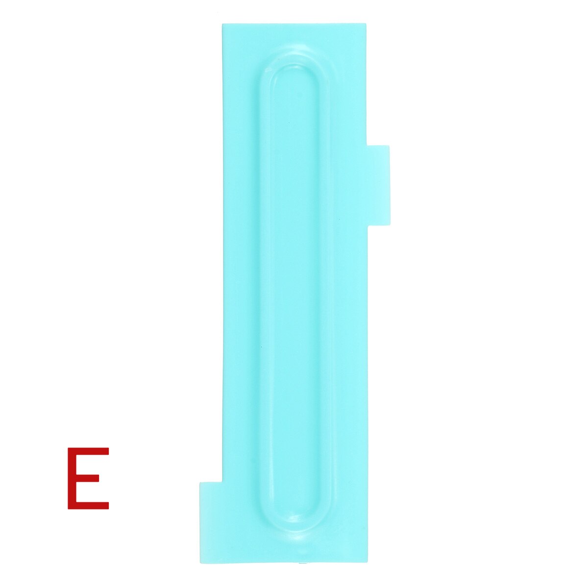 Cake Decorating Comb Cake Scraper Icing Smoother Plastic Confectionery Pastry Spatula Baking Tools for Cake Shop Home Bakeware: E