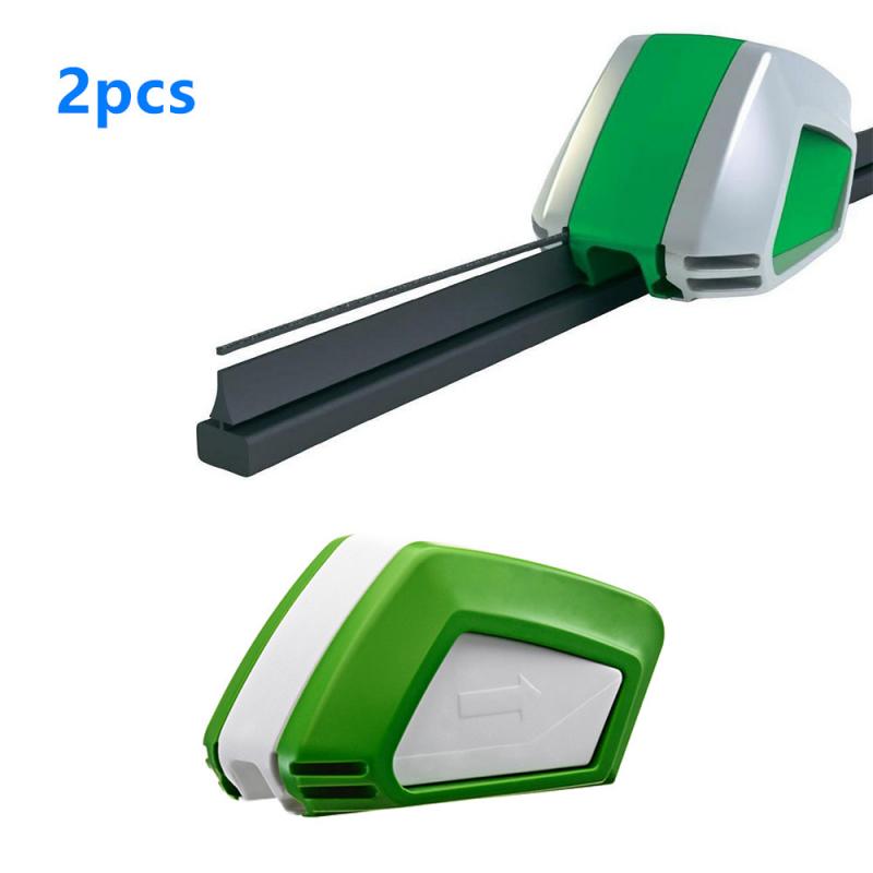 And Auto Windshield Wiper Repair Car Windshield Rubber Regroove Tool Universal Clean Car Accessories: 2pcs