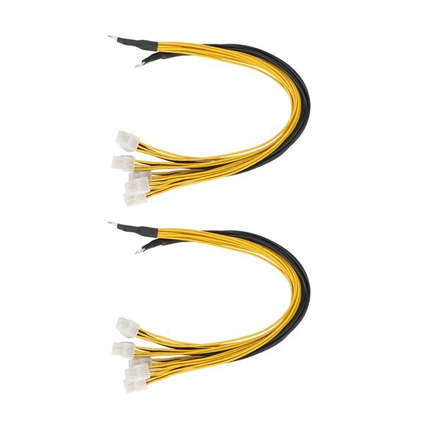 -6Pin Connector Server Power Supply Cable PCIe Express for Antminer S9 S9I Z9 for P3 P5 Support Miner PSU Cable