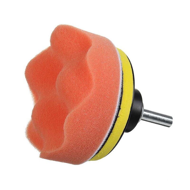 3''4''5''6''7'' 10 sztuk tarcza polerska zestaw nici ścierne gąbka polerowanie samochodów zestaw nakładek robić polerowania samochodu wiertarka adapter akcesoria samochodowe