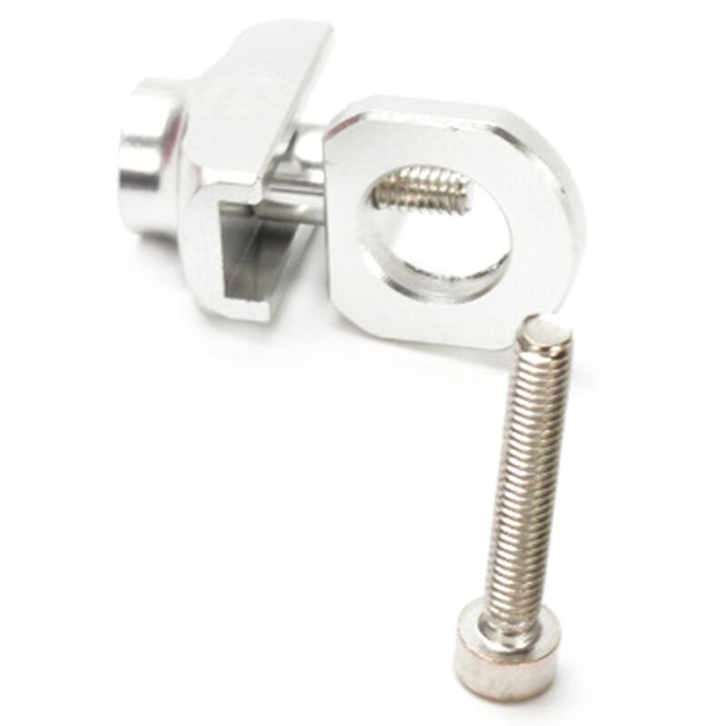 Bicycle Chain Adjuster For Single Chain Fixed Bicycle Kit - Tensioner Fastening Bolt Bicycle Chain Tensioner -Silver: Default Title