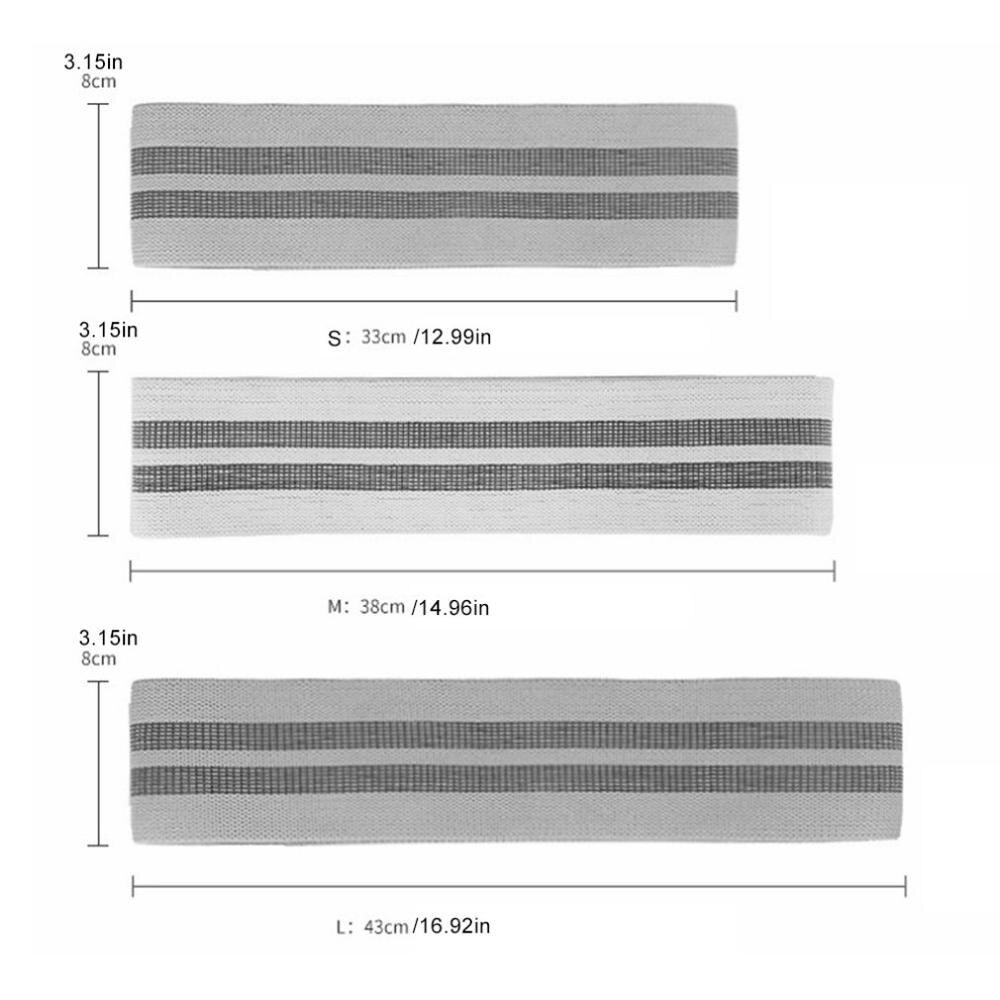 Evo stoffen weerstandsbanden voor billen, lusvormige oefeningen, set benen, bilspieren, vrouwen, yoga, katoenen spanband, weerstandsband