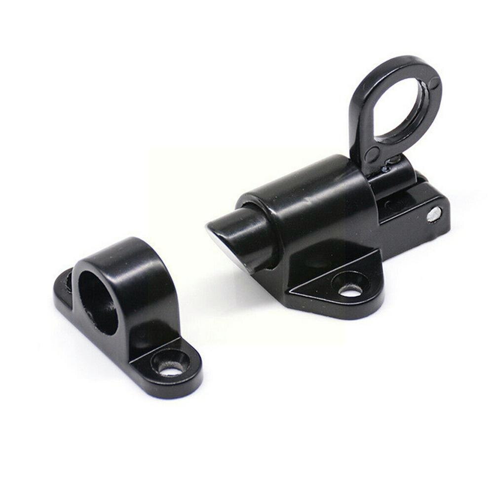 Aluminum Door Bolt Self-closing Automatic Latch Window Lock Latch Security Sprung Gate Loft Hatch Attic Ceiling D1A7