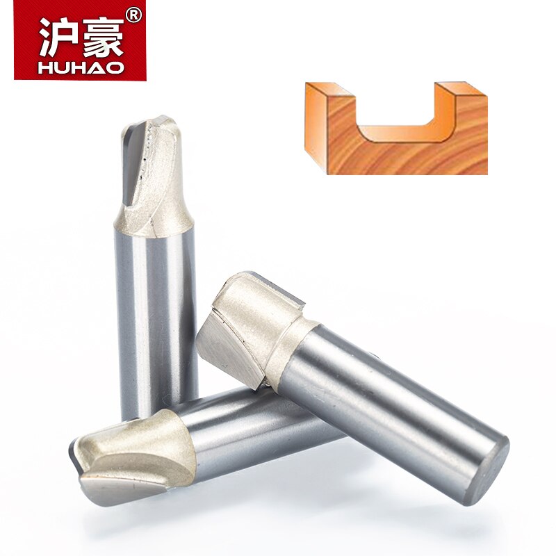 Huhao 1 stuks 1/2" schachtkom & lade sjabloon freesbit wolfraamcarbide frees voor houtbewerking snijgereedschap houtfrees