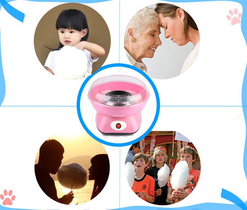 Electric DIY Sweet cotton candy maker portable Cotton Sugar Floss machine girl boy children's day Marshmallow Machine