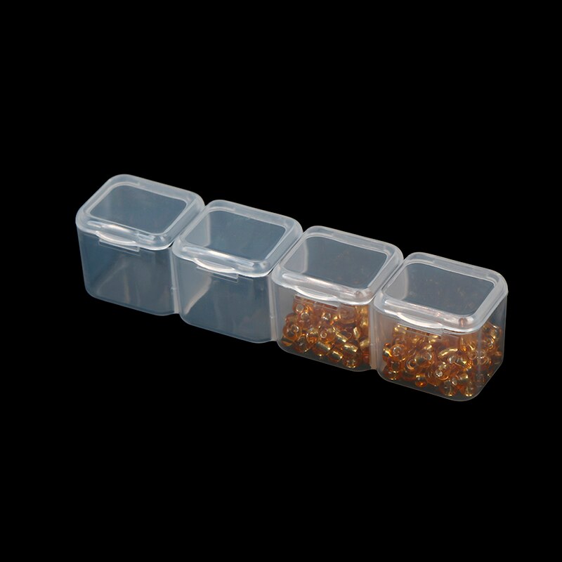 28 Slots Diamond Embroidery Box Diamond Painting Accessory Case Clear plastic Display Storage Boxes Cross Stitch Tools