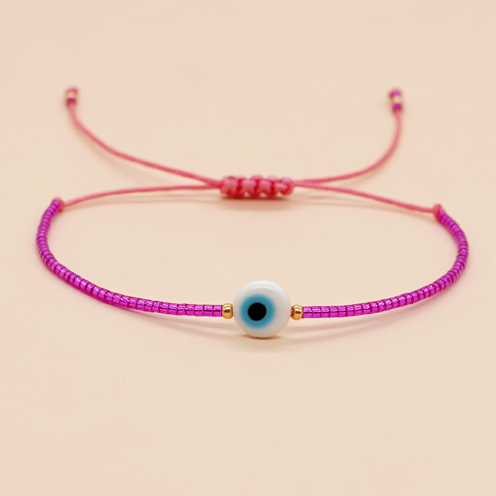 Go2Boho-Pulseras con dijes de cadenas multicapa para hombre y mujer, pulsera de la suerte con cuentas de mal de ojo, cuerda roja, de joyería hecho a mano