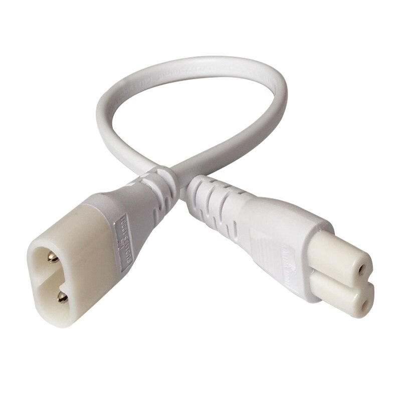 10pcs/lot 30cm T5 Integrated LED Tube Lamp Fixture Wire Connector DIY Male And Female 2 pins Double-end Cable Connecting Lines: 30cm male and female