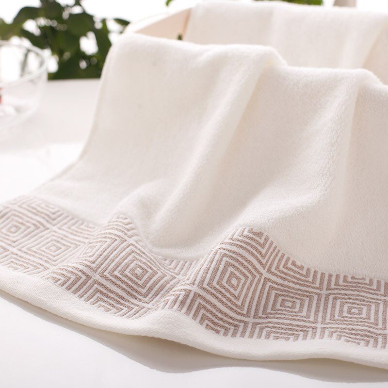 Toalla de algodón suave de tejido Jacquard de 33x74cm para la limpieza del hogar, Toalla de baño de playa para el cabello, productos multifunción para adultos