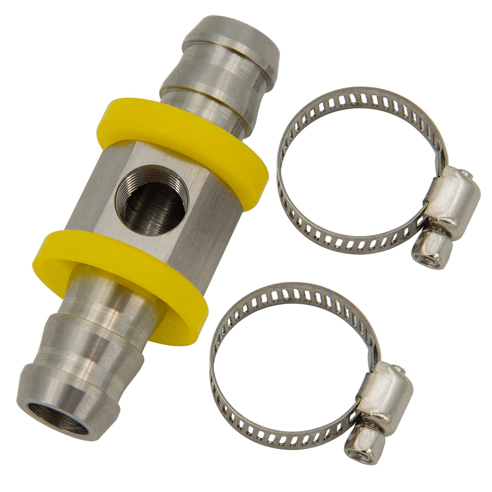 Oil Pressure Sensor Tee To NPT Adapter Turbo Supply Feed Line Gauge NPT Male Famale Joint Connector Accessories: 1 2 Hose