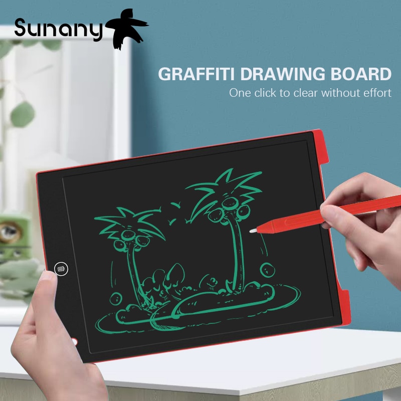 Sunany 12"Portable Smart LCD Writing Tablet For Children Electronic Notepad Drawing ultra-thin Handwriting Pads For Adult
